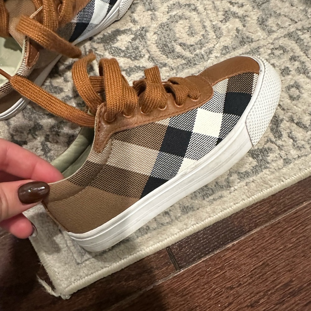 Burberry toddler sneakers purchased from Nordstroms. Size 28/11.5 US